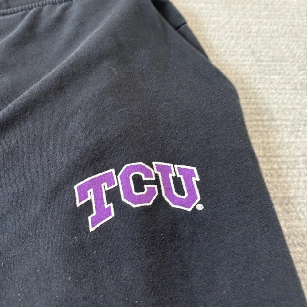 Lululemon Soft Jersey Jogger Men L Black Texas Christian University TCU Athletic